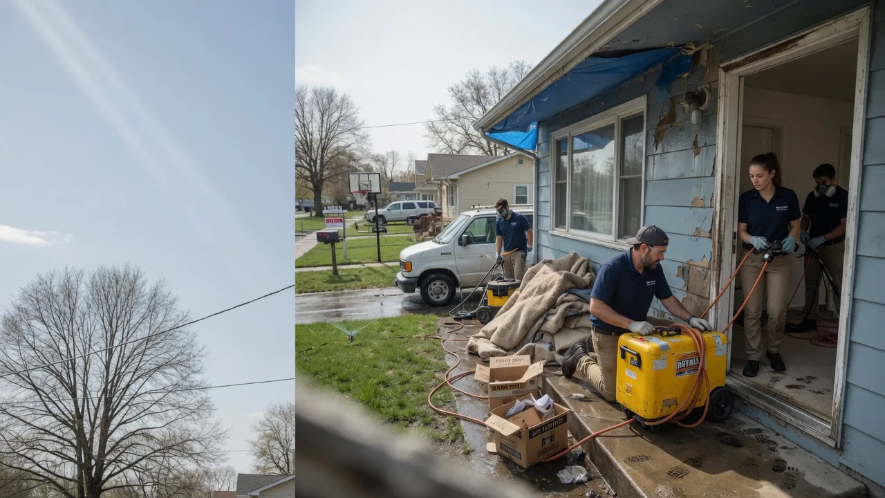 Basement Flood Cleanup in Virgil, SD near me